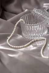 Freshwater Pearl Necklace with Daisy Pendant