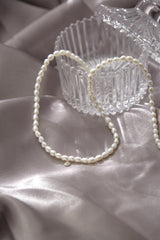 Freshwater Pearl Necklace with Daisy Pendant