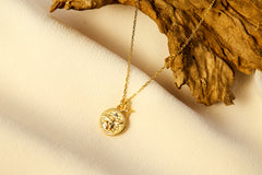 Coin Necklace for Good Luck