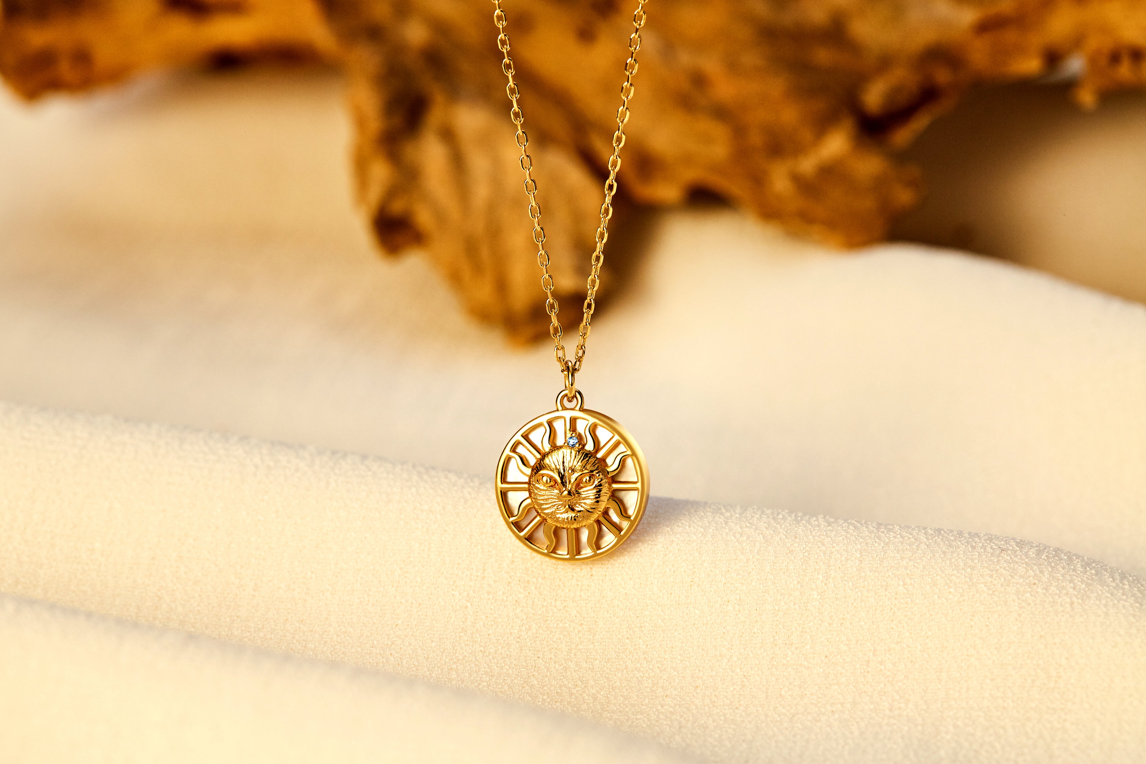 Coin Necklace in Sterling Silver