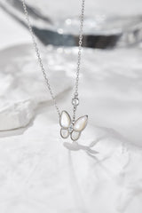 Butterfly Pearl Necklace