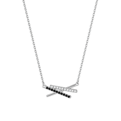 Luminous White Gold Pendant Necklace