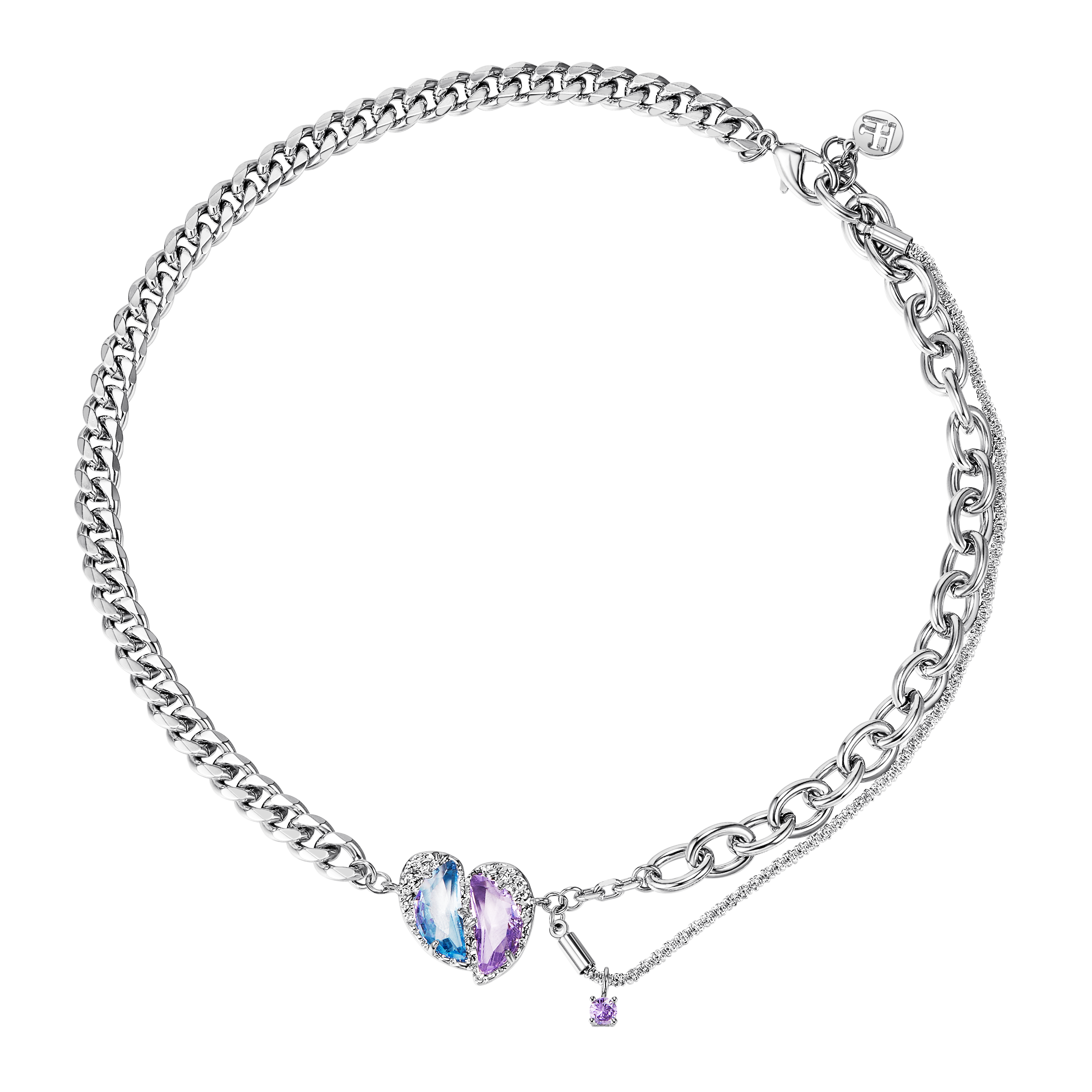 MixMatch White Gold Necklace