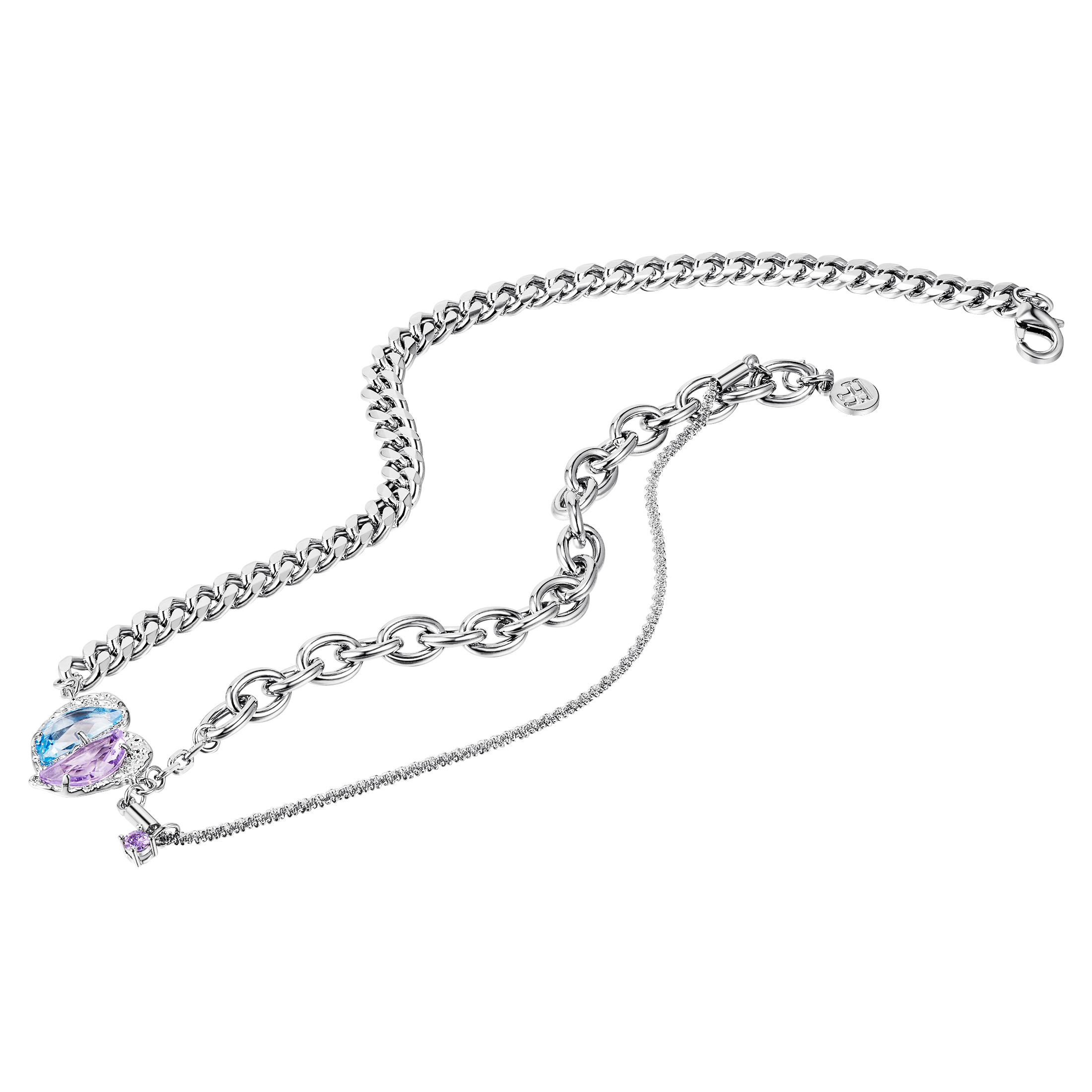 MixMatch White Gold Necklace