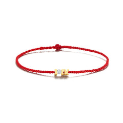 Bracelet with 18K Gold and Lab-Created Diamond