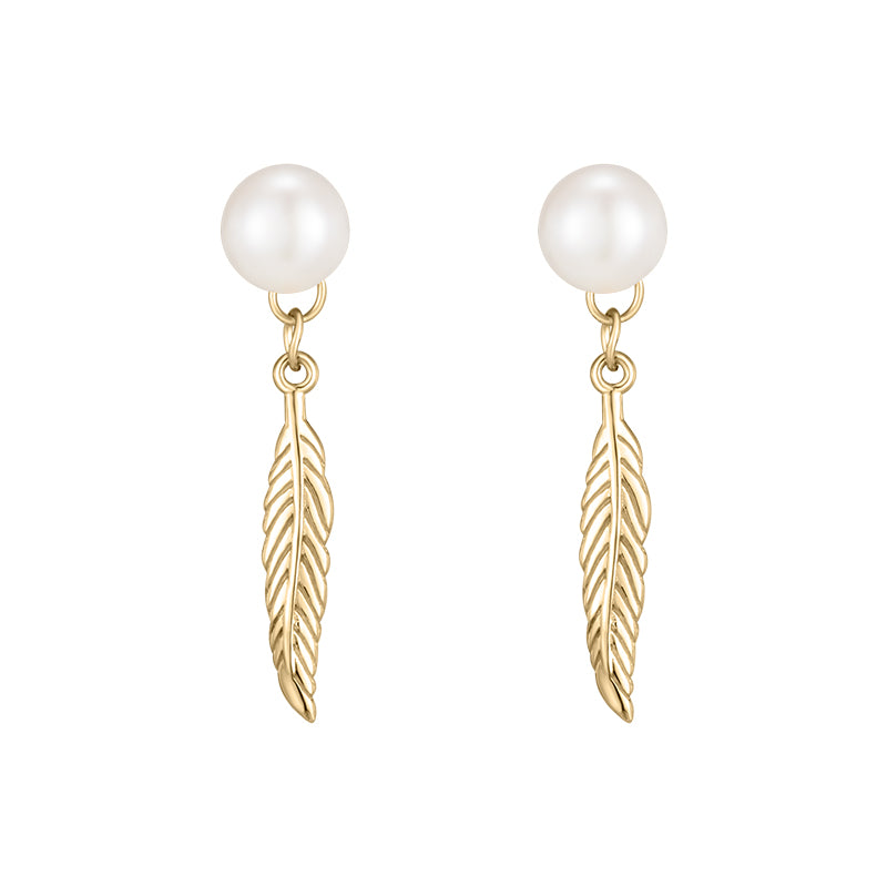 Delicate Freshwater Pearl Earrings