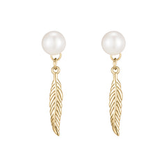 Delicate Freshwater Pearl Earrings