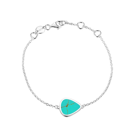 Raindrop Bracelet in Sterling Silver