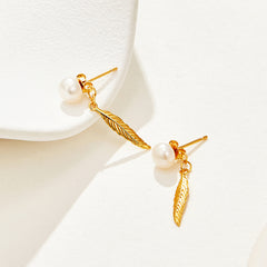 Delicate Freshwater Pearl Earrings