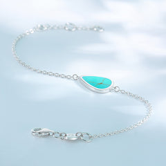 Raindrop Bracelet in Sterling Silver