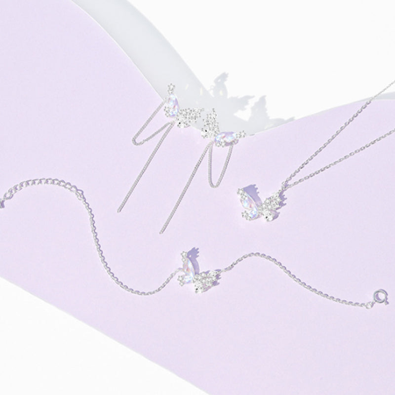 Butterfly S925 Silver Earrings