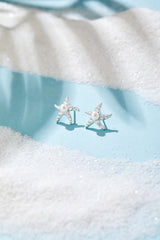 Seastar Pearl Stud Earrings