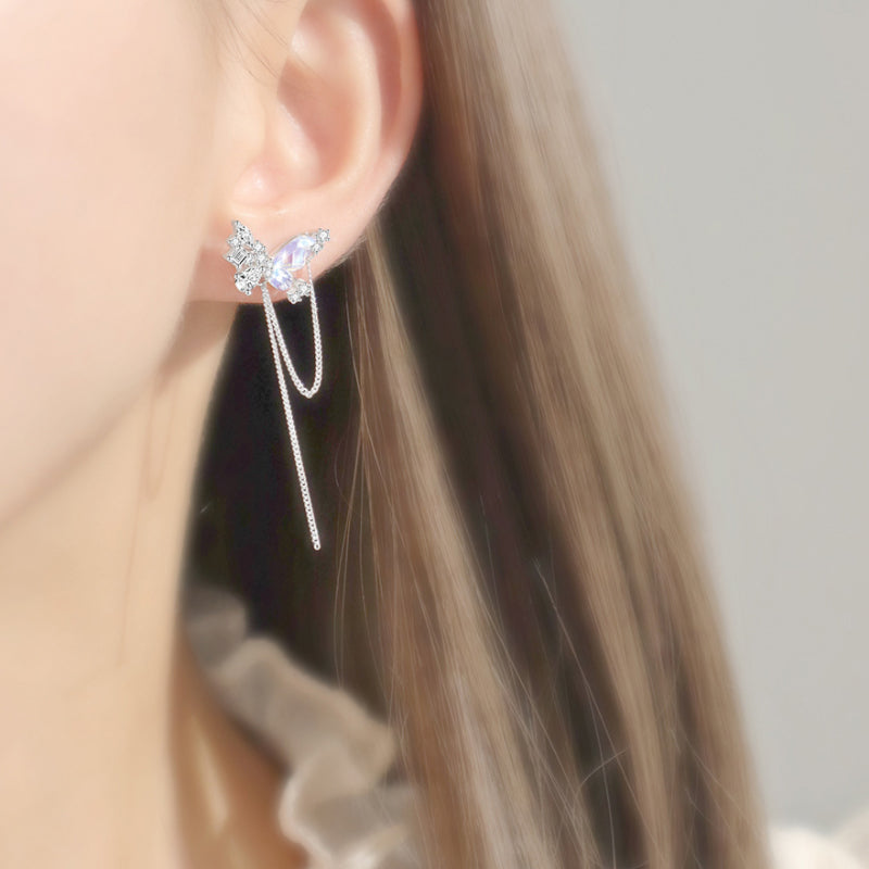 Butterfly S925 Silver Earrings