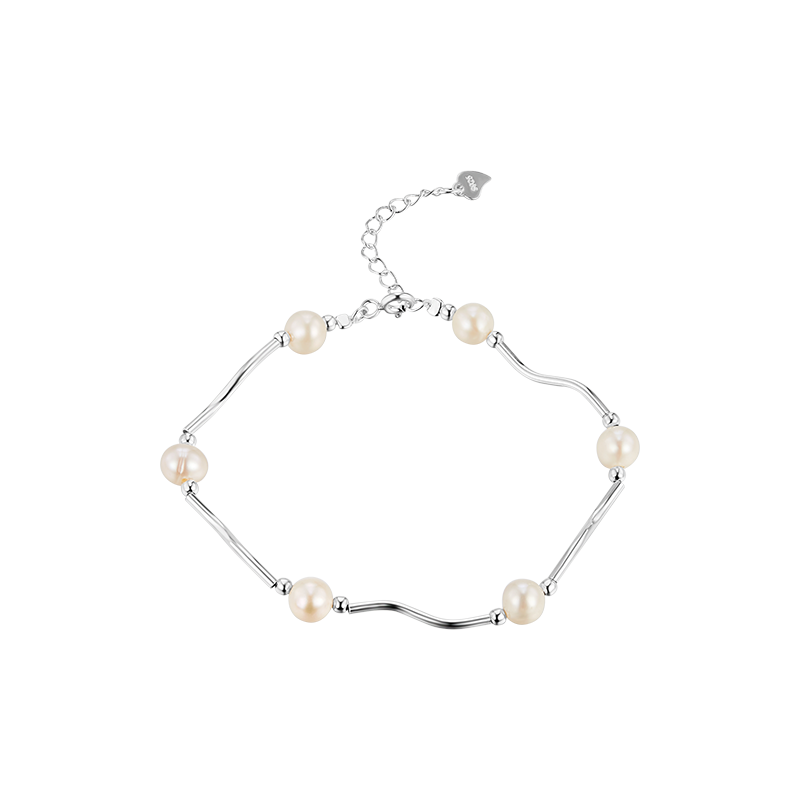 Minimalist Silver Bracelet - Perfect Layering Piece