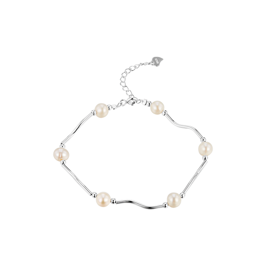 Minimalist Silver Bracelet - Perfect Layering Piece