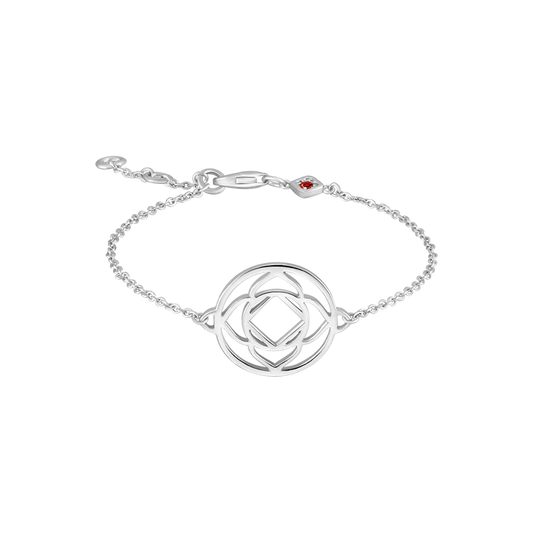 Silver Star Pendant Bracelet