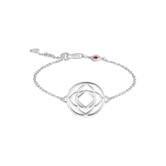 Silver Star Pendant Bracelet