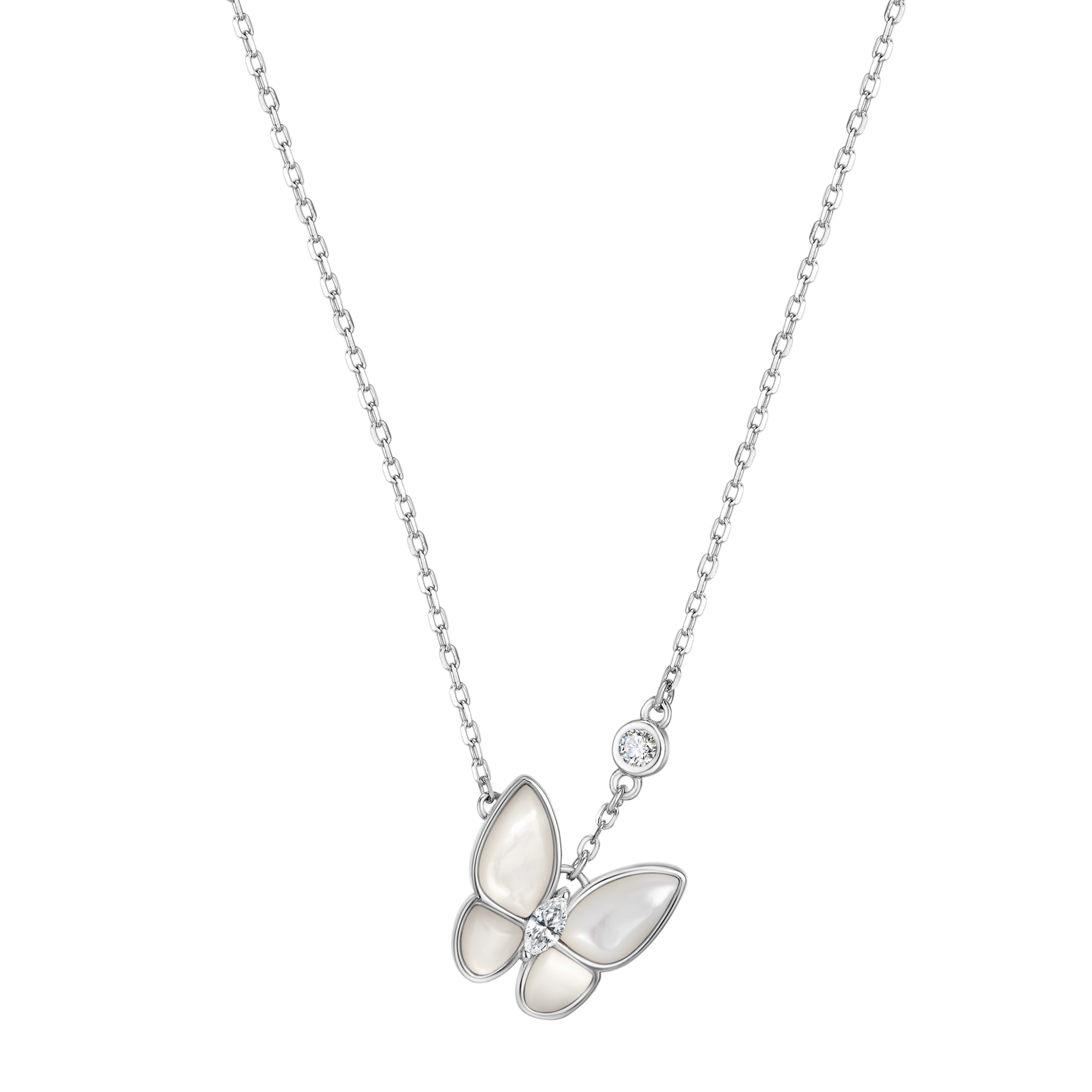 Butterfly Pearl Necklace