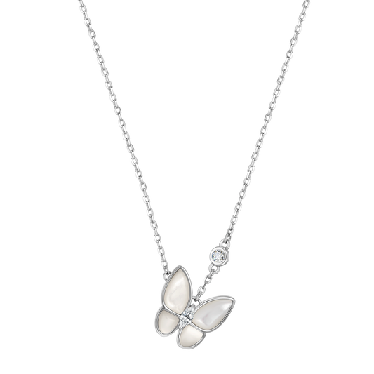 Butterfly Pearl Necklace
