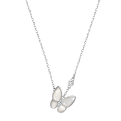 Butterfly Pearl Necklace