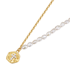 MixMatch Freshwater Pearl and Sterling Silver Necklace