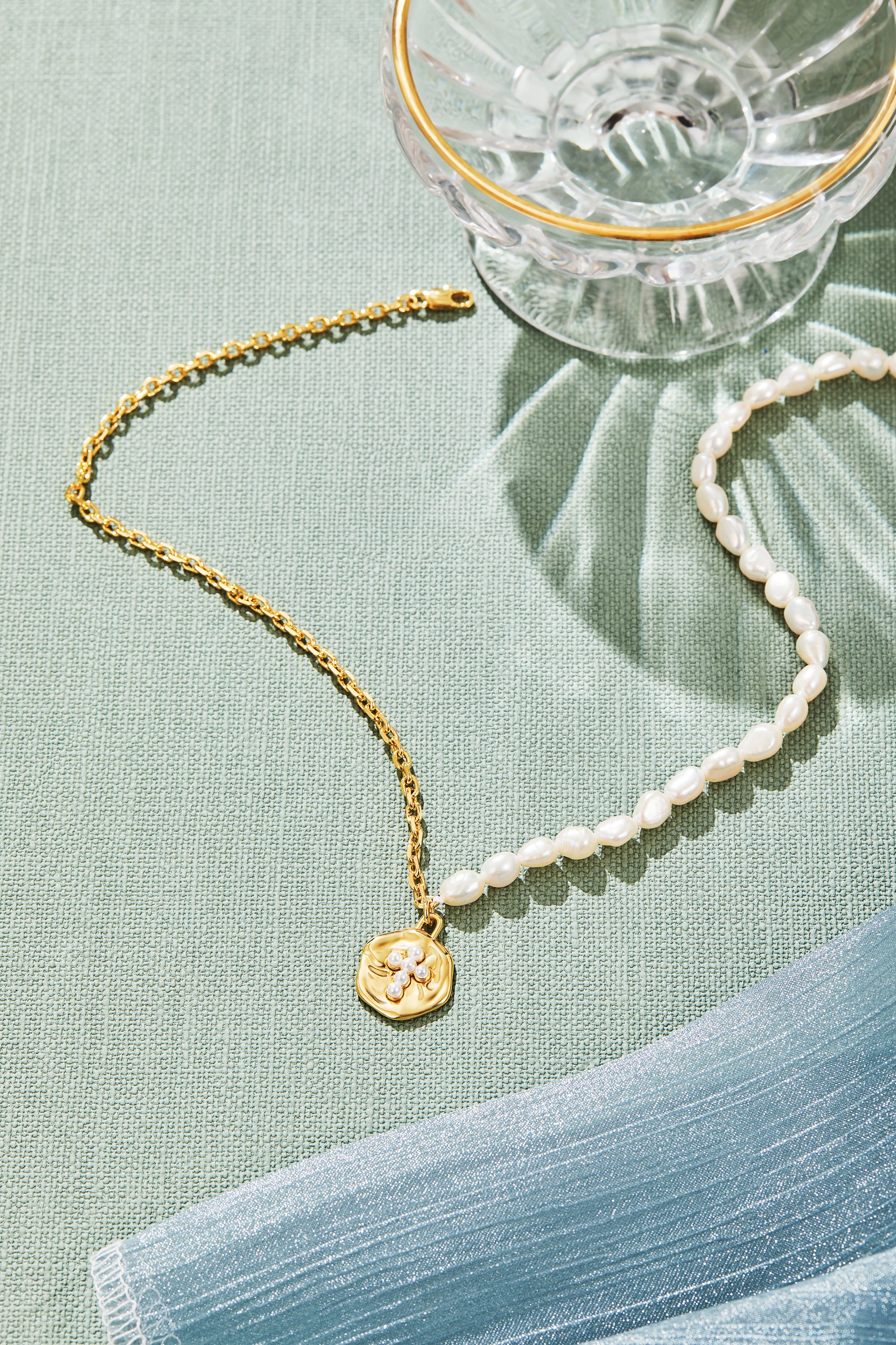 MixMatch Freshwater Pearl and Sterling Silver Necklace