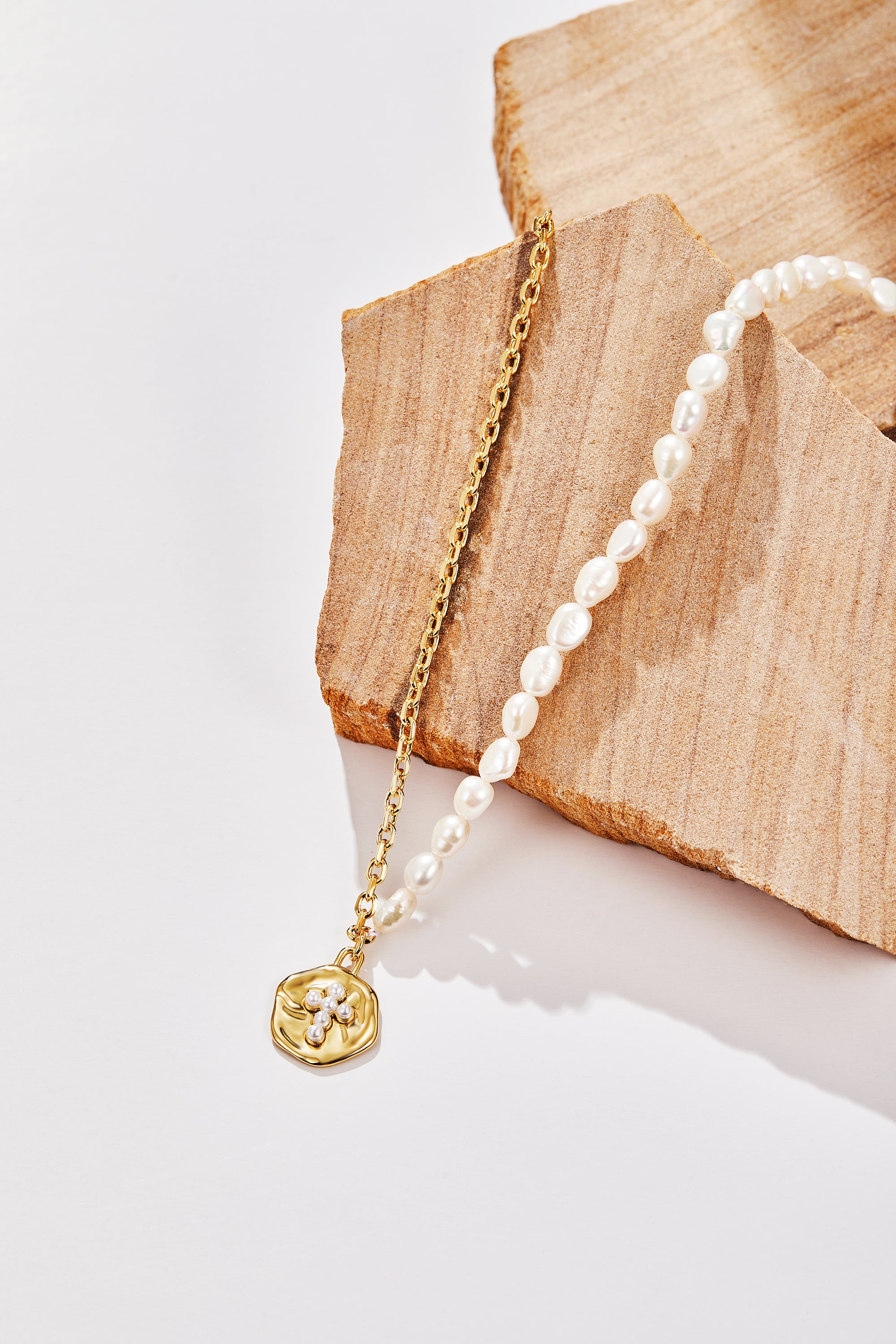 MixMatch Freshwater Pearl and Sterling Silver Necklace