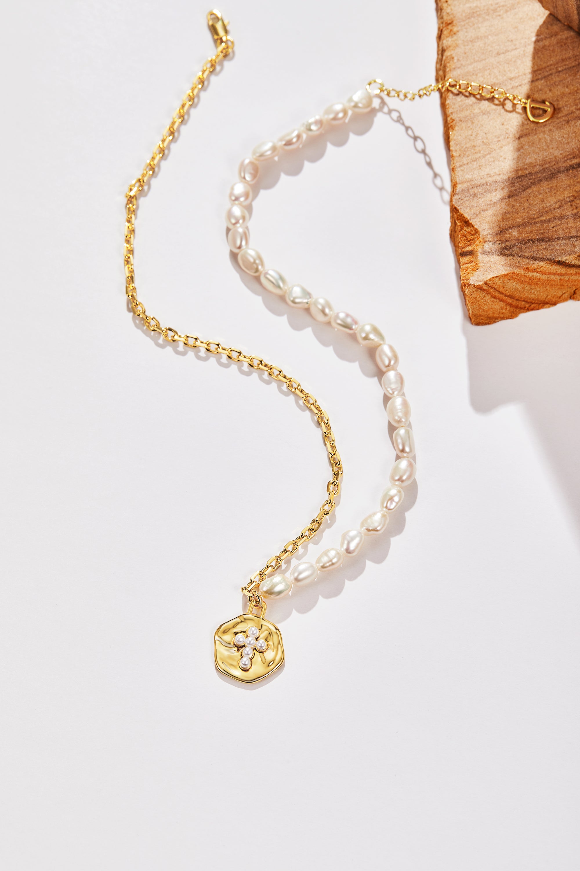 MixMatch Freshwater Pearl and Sterling Silver Necklace