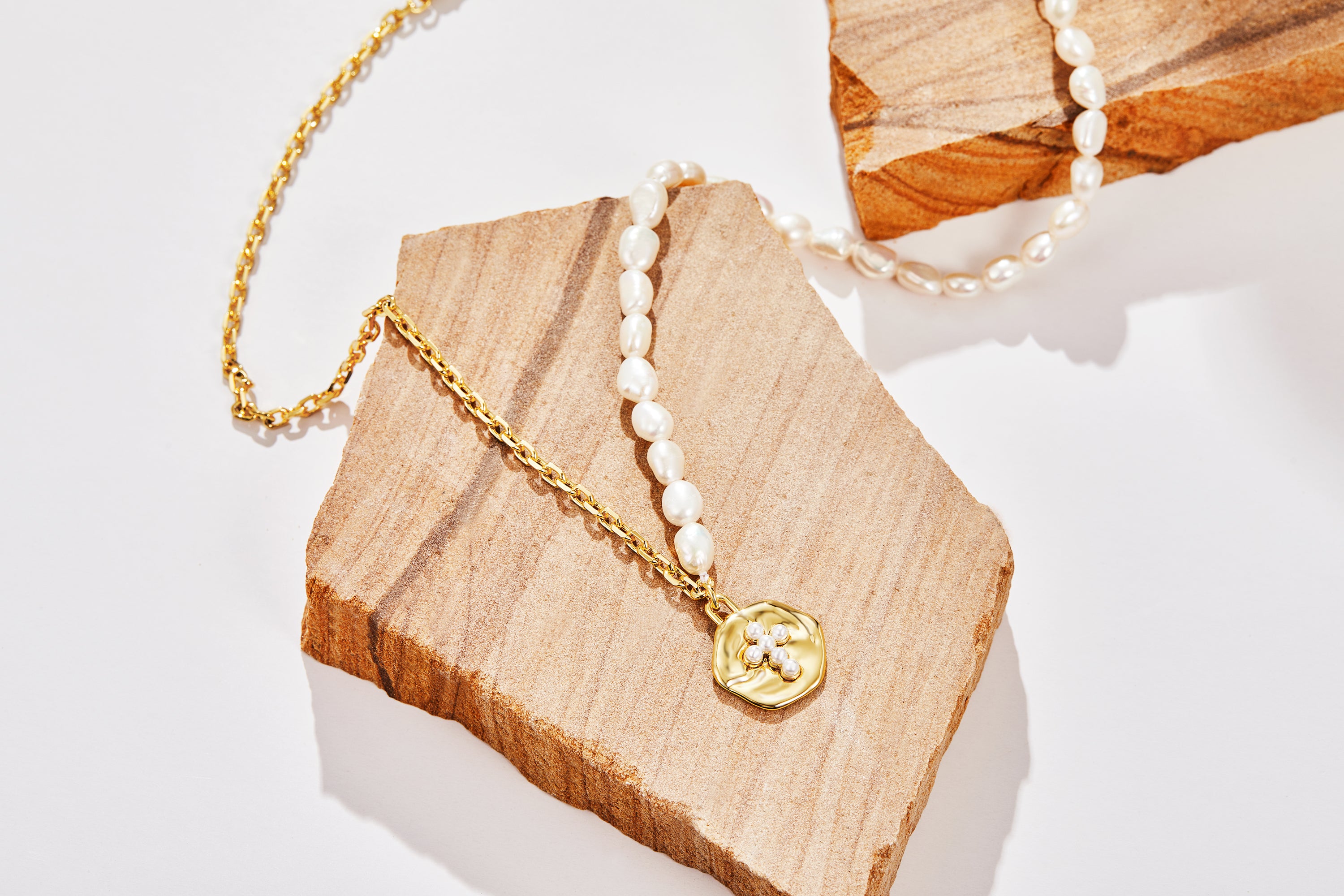 MixMatch Freshwater Pearl and Sterling Silver Necklace