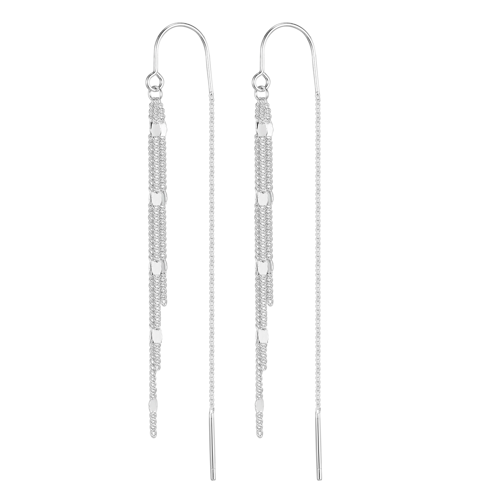 990 Silver Bar Earrings