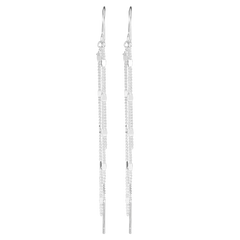 990 Silver Bar Earrings