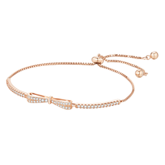 Rose Gold Cubic Zirconia Adjustable Bracelet