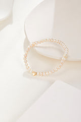 Luminous Pearl Bracelet in Sterling Silver