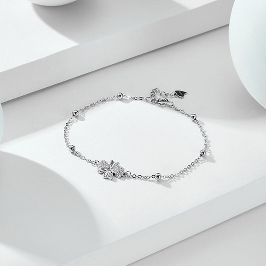 Simple and Elegant Sterling Silver Bracelet