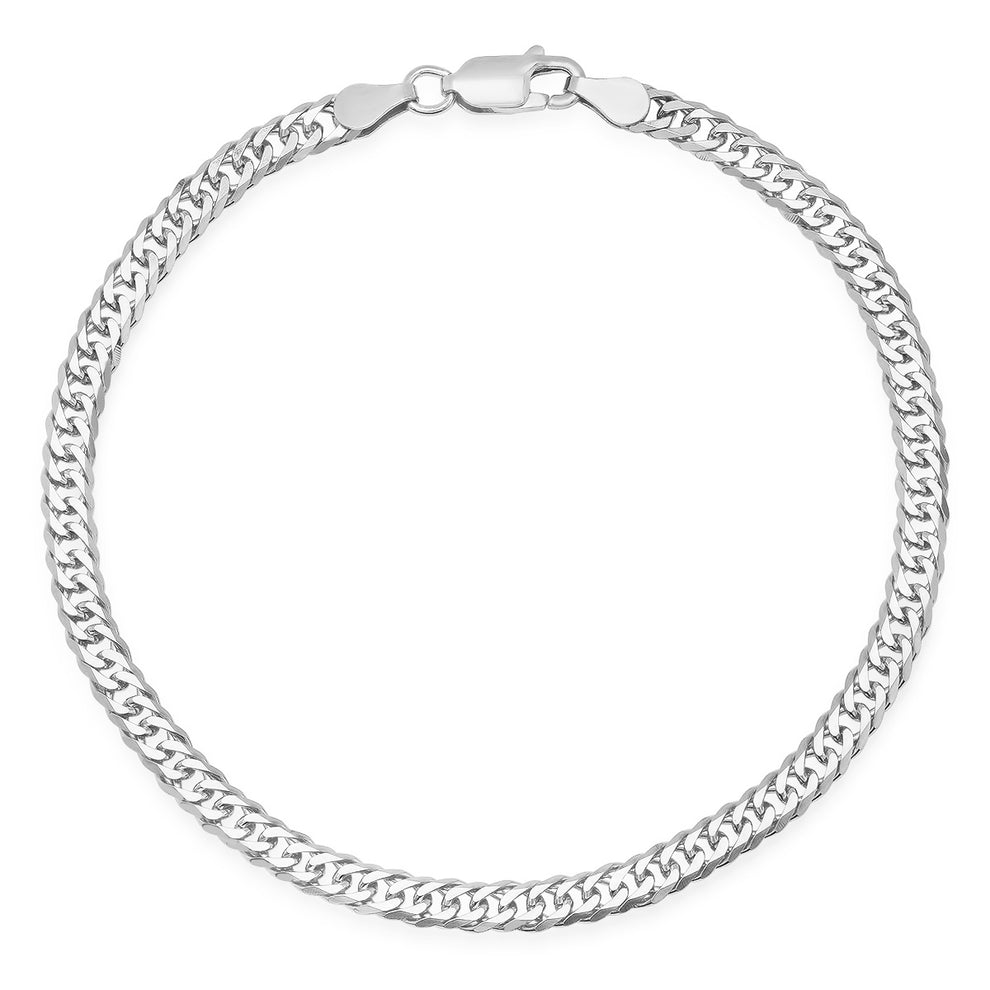 Bold and Expressive: Double Curb Chain Miami Cuban Bracelet