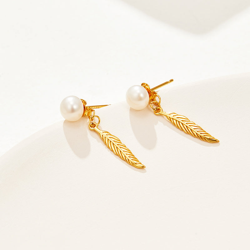 Delicate Freshwater Pearl Earrings