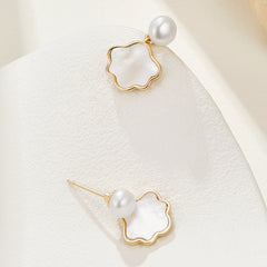 Delicate Gold Hoops with Luminous Freshwater Pearls