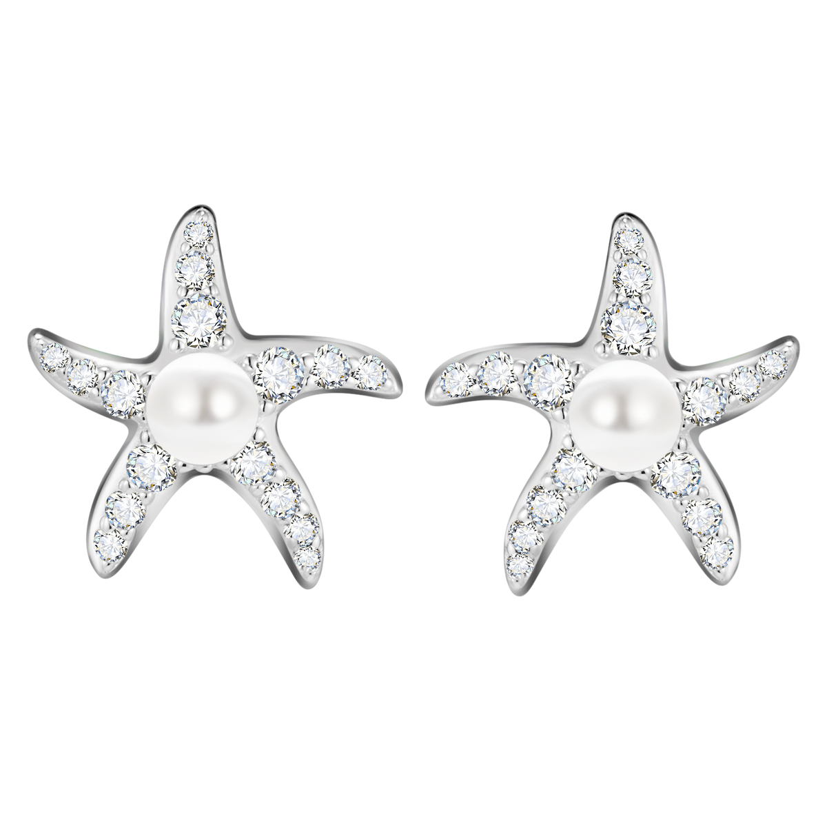 Seastar Pearl Stud Earrings